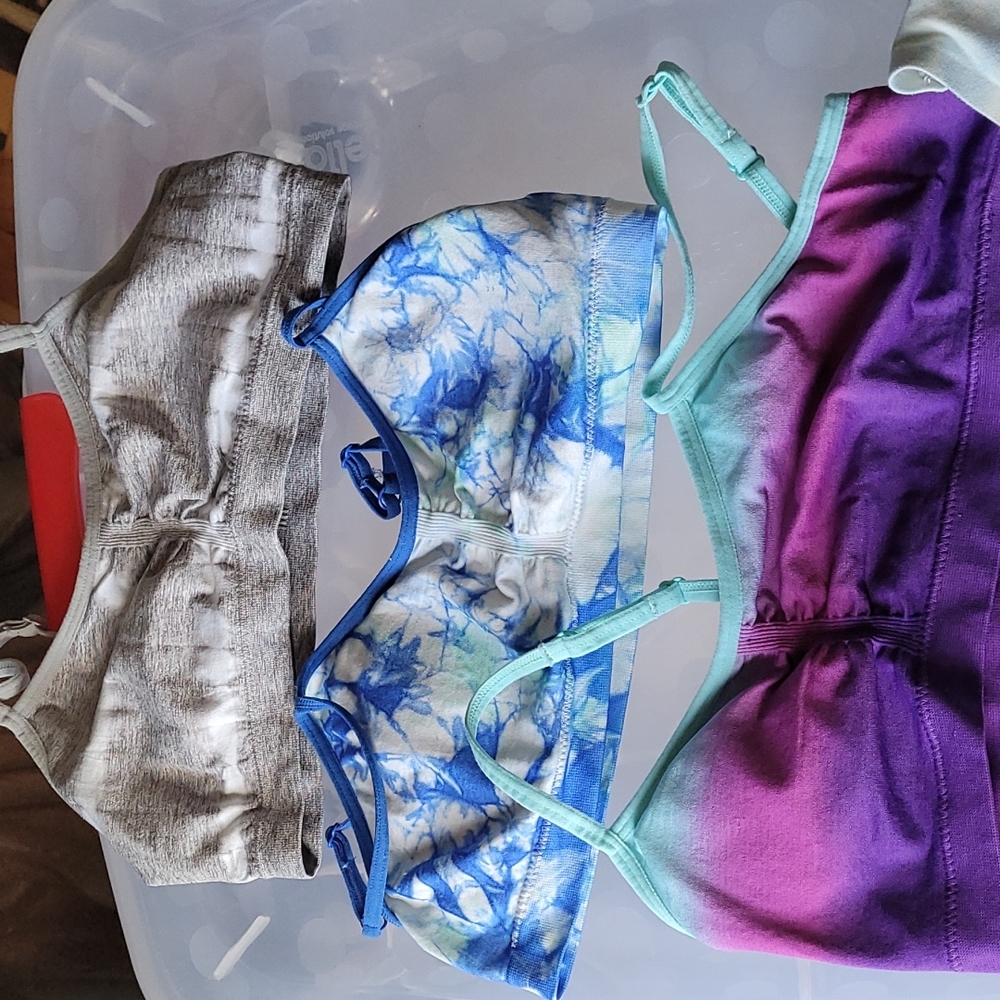 Bundle of three xl girls bralette